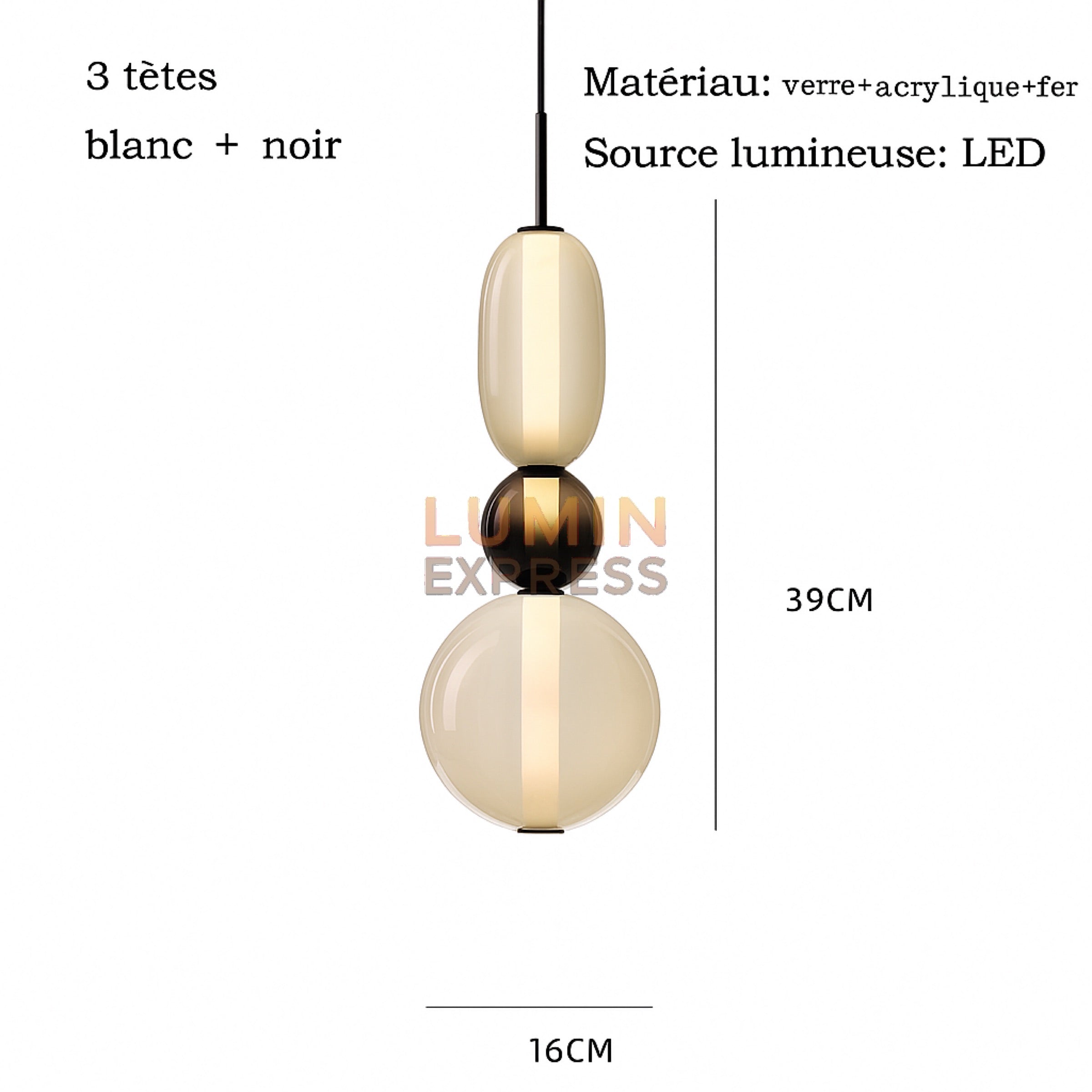 Suspension JULES Design architectural