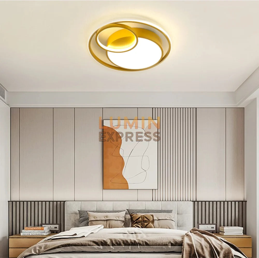 Plafonnier DIANA Gold