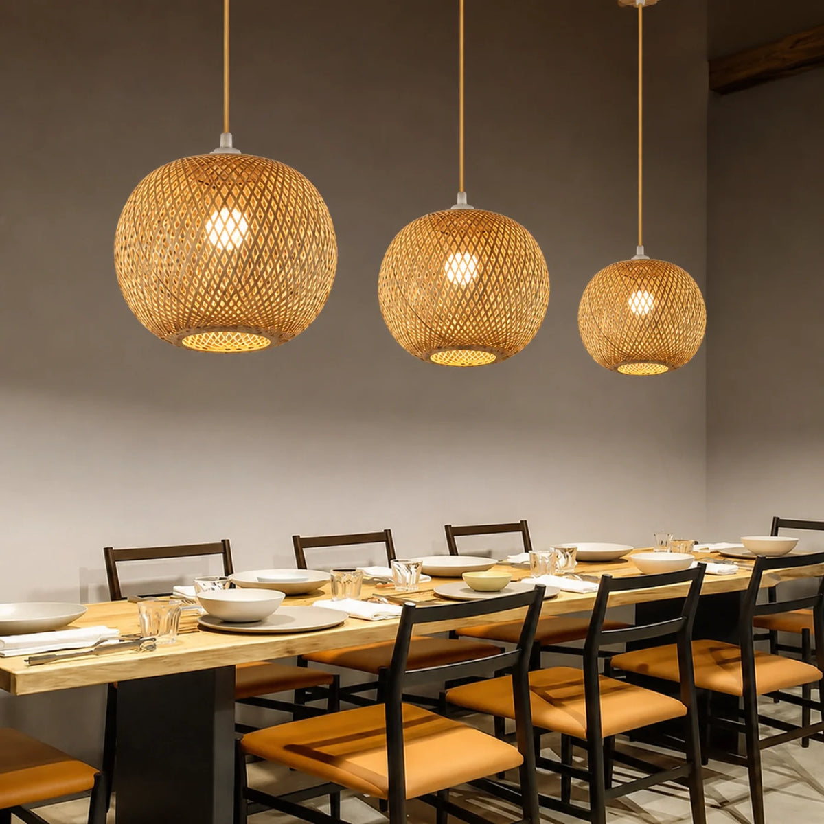 Suspension OASIS Triple en Bambou