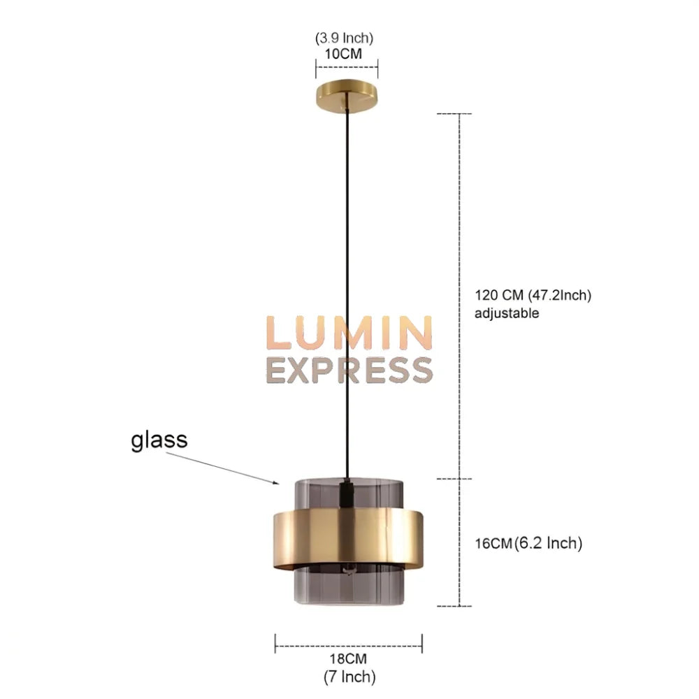 Suspension CUBO Smokey