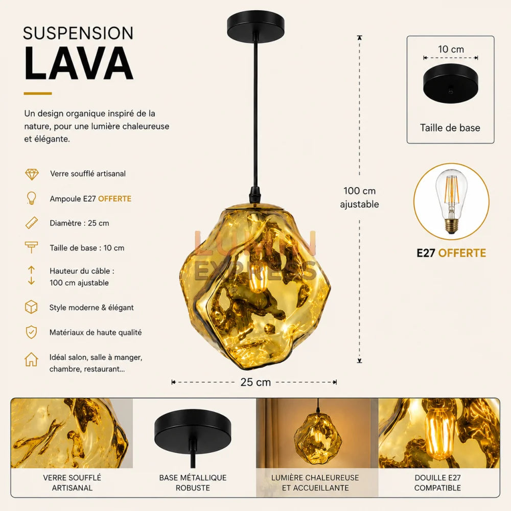 Suspension LAVA