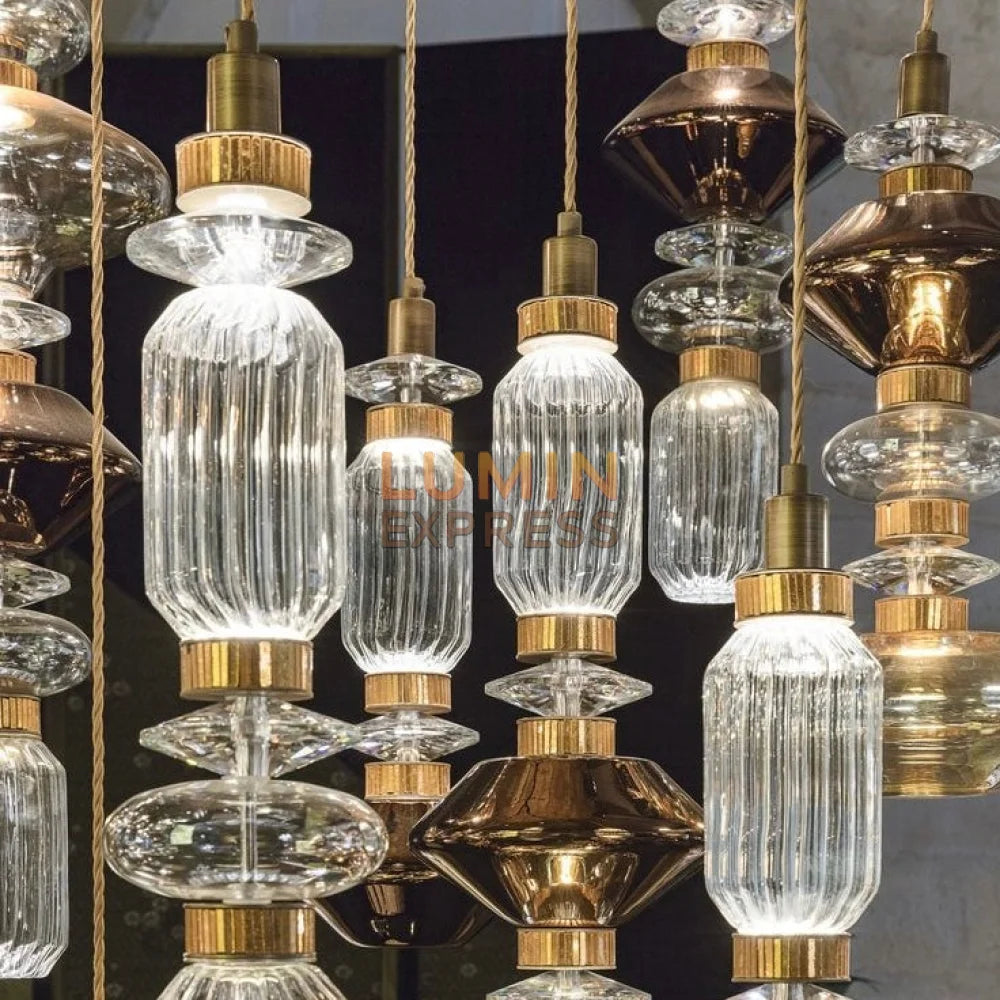 Suspension FUTURA Design Contemporain en verre soufflé