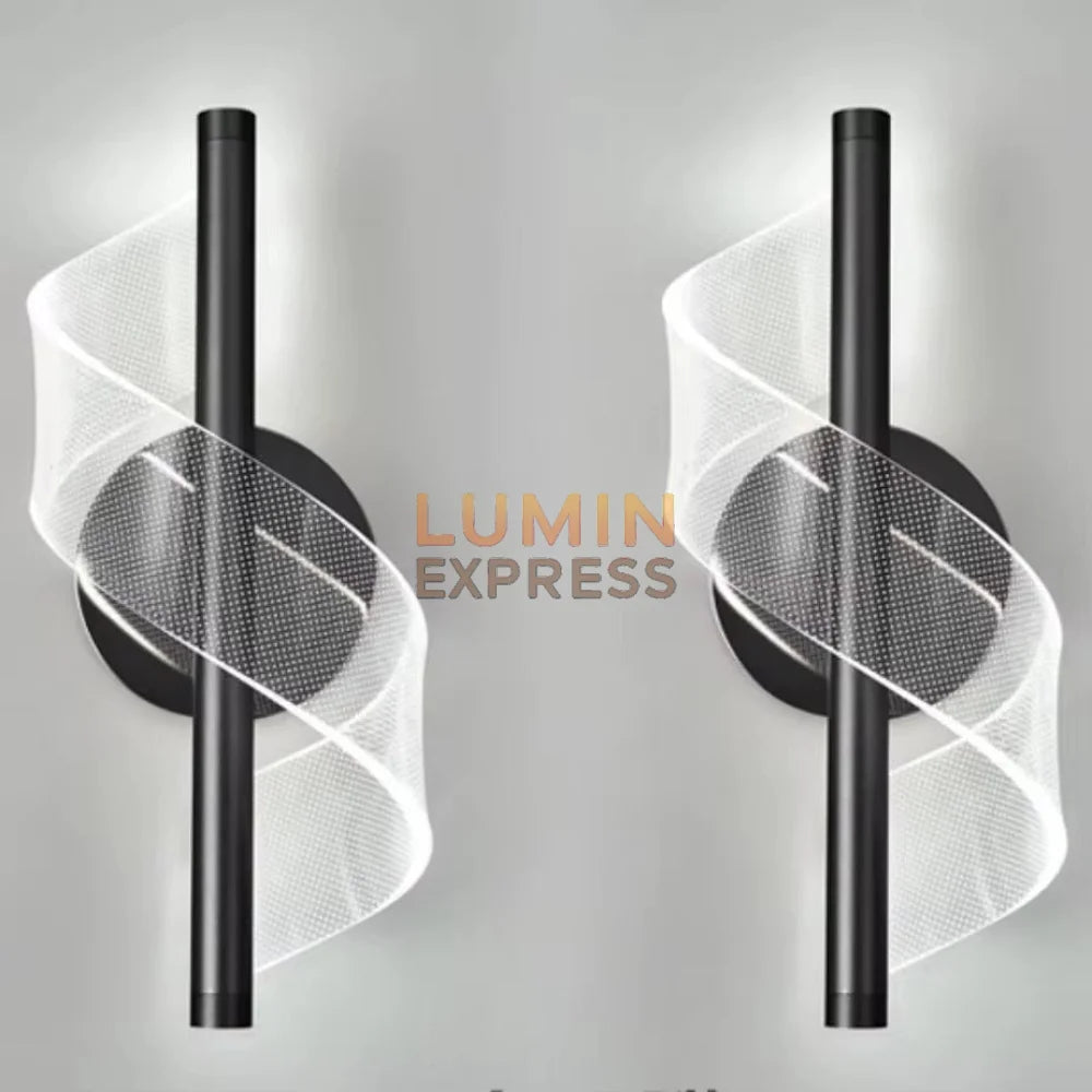 Applique murale TWISTER Black