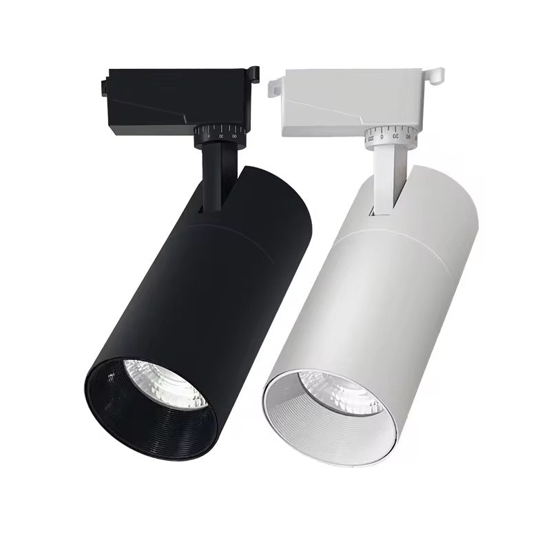 Projecteur 30W Noir pour rail monophasé