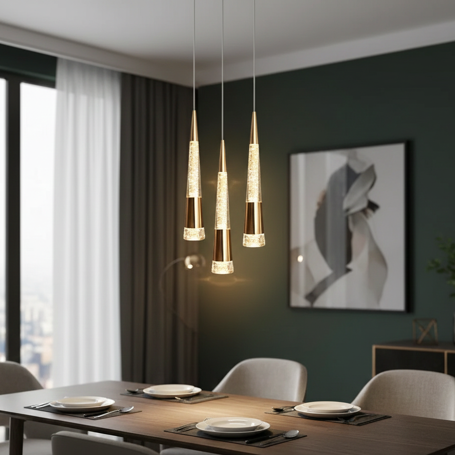 Suspension FLAMIA Triple Gold