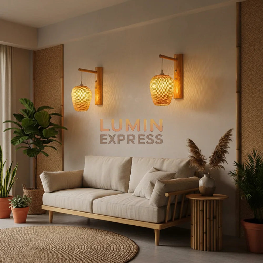 Applique murale TAKA en Bambou