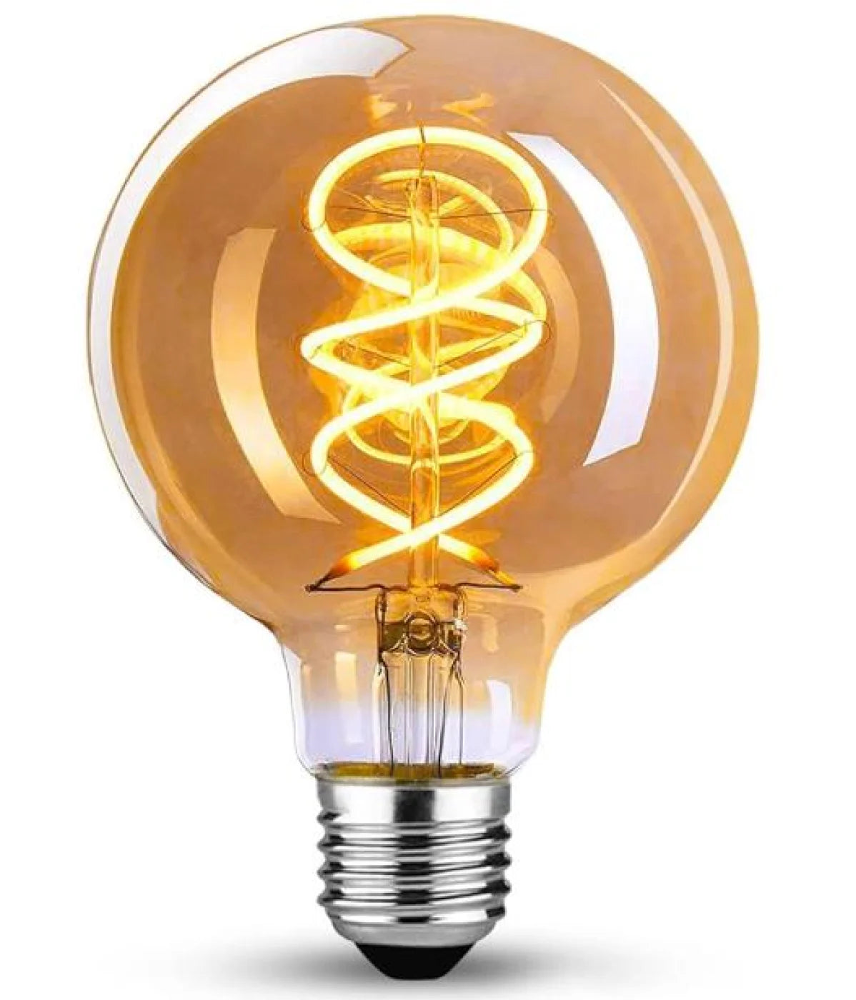 Ampoule G80 E27 6W 3000K Ambre