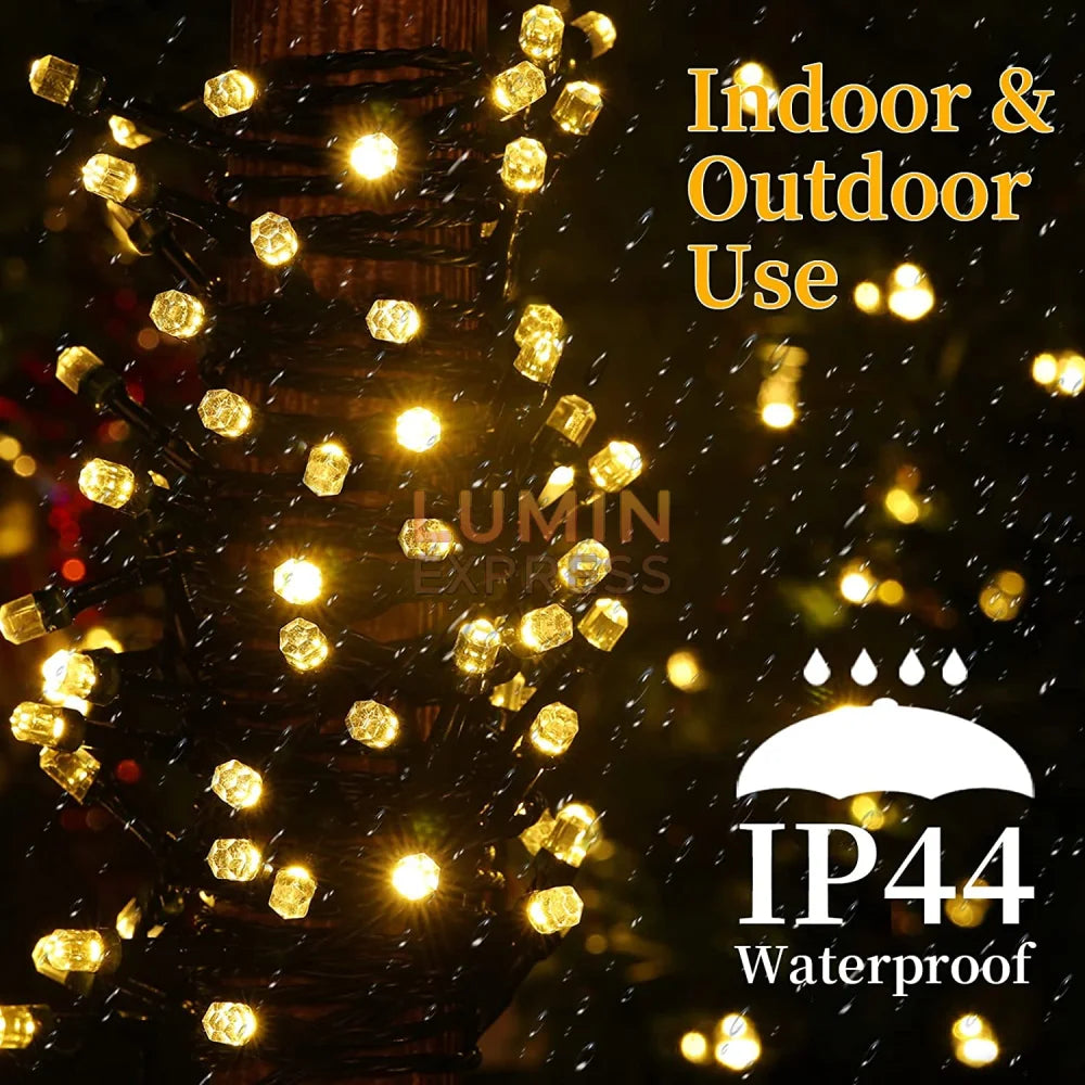 Guirlande 50M LED Jaune étanche