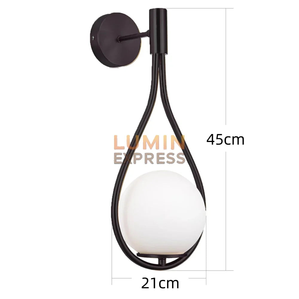 Applique murale PLATA Black