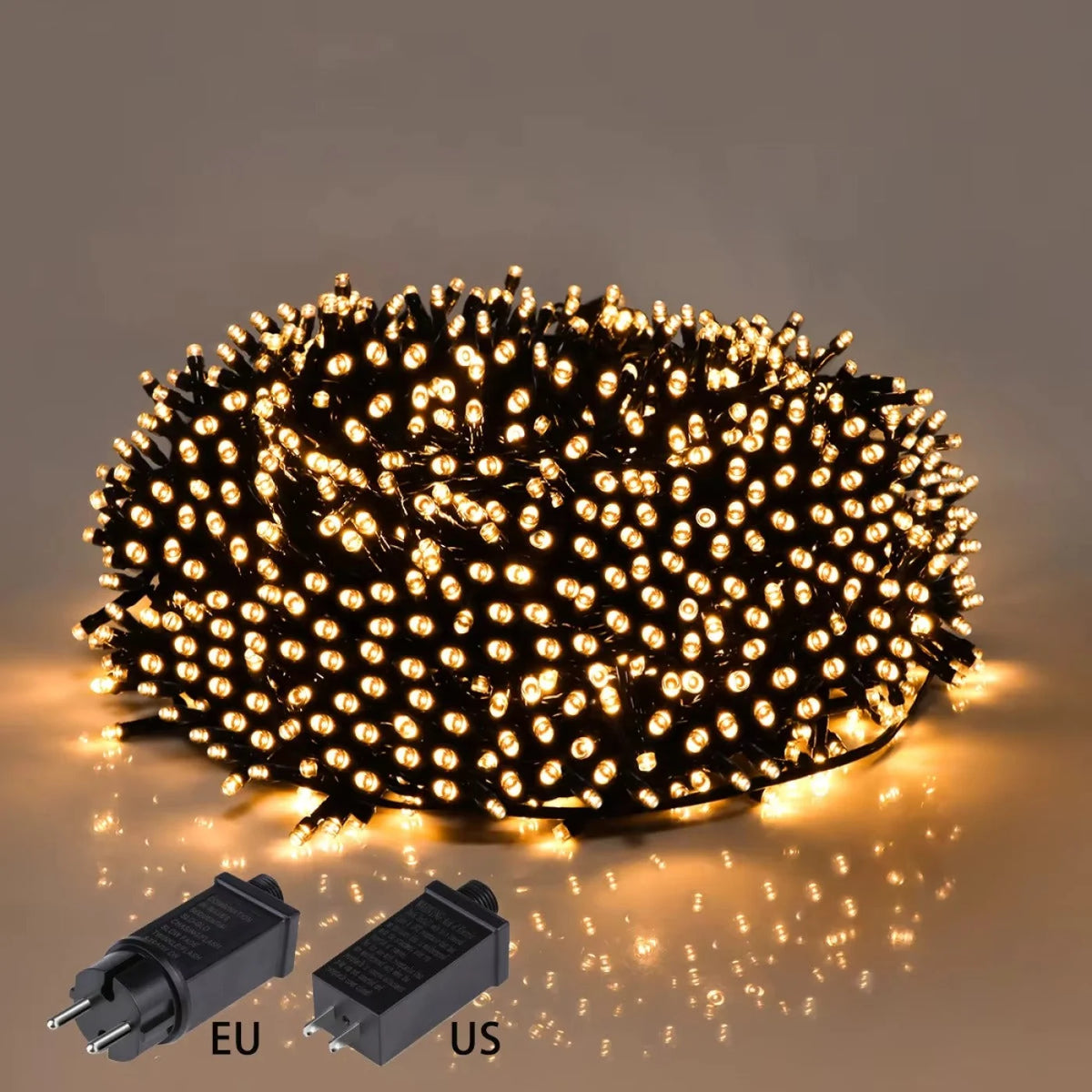Guirlande 50M LED Jaune étanche