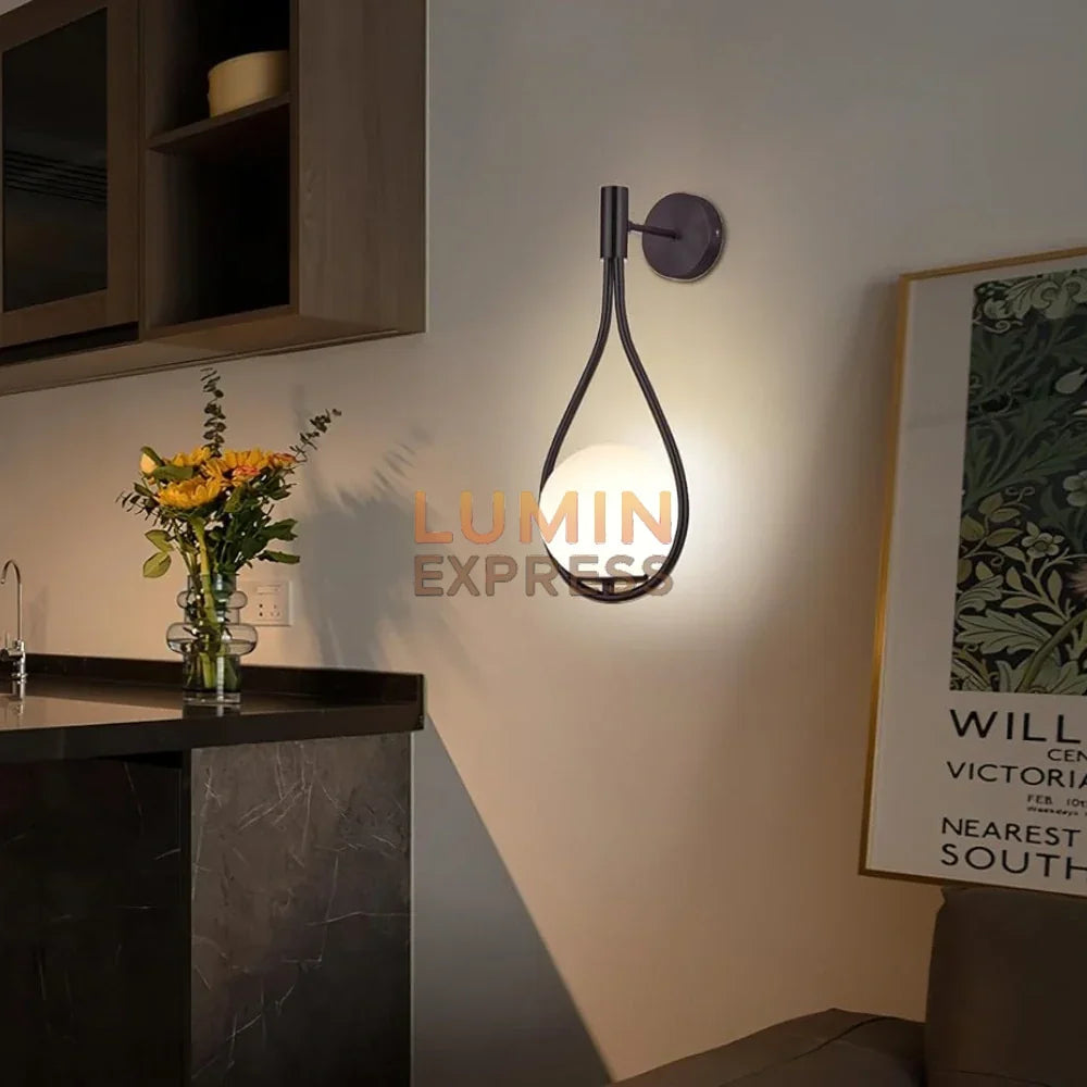 Applique murale PLATA Black