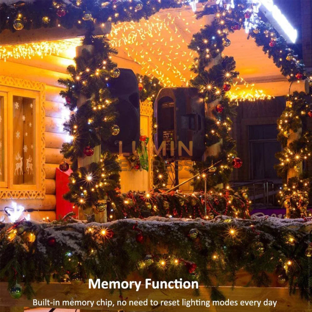 Guirlande 50M LED Jaune étanche