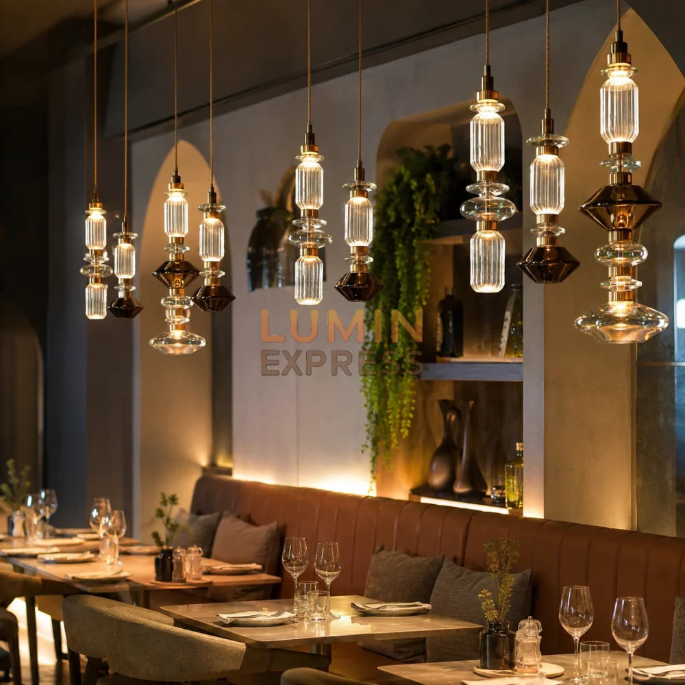 Suspension FUTURA Design Contemporain en verre soufflé