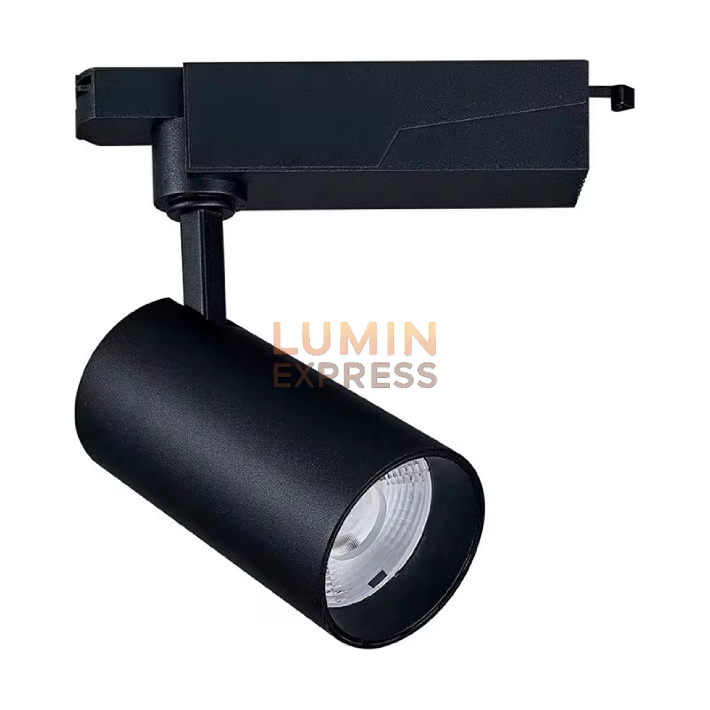 Projecteur 30W Noir pour rail monophasé