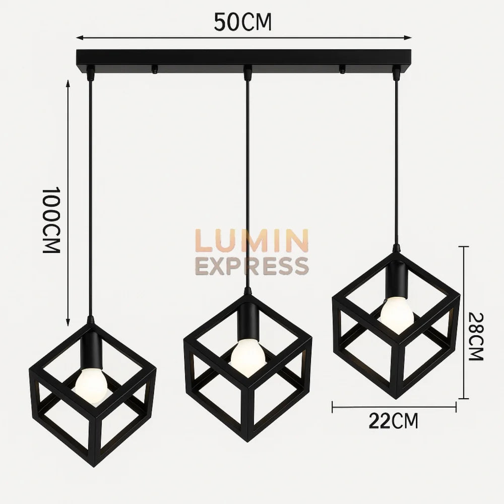 Suspension CUBE Triple