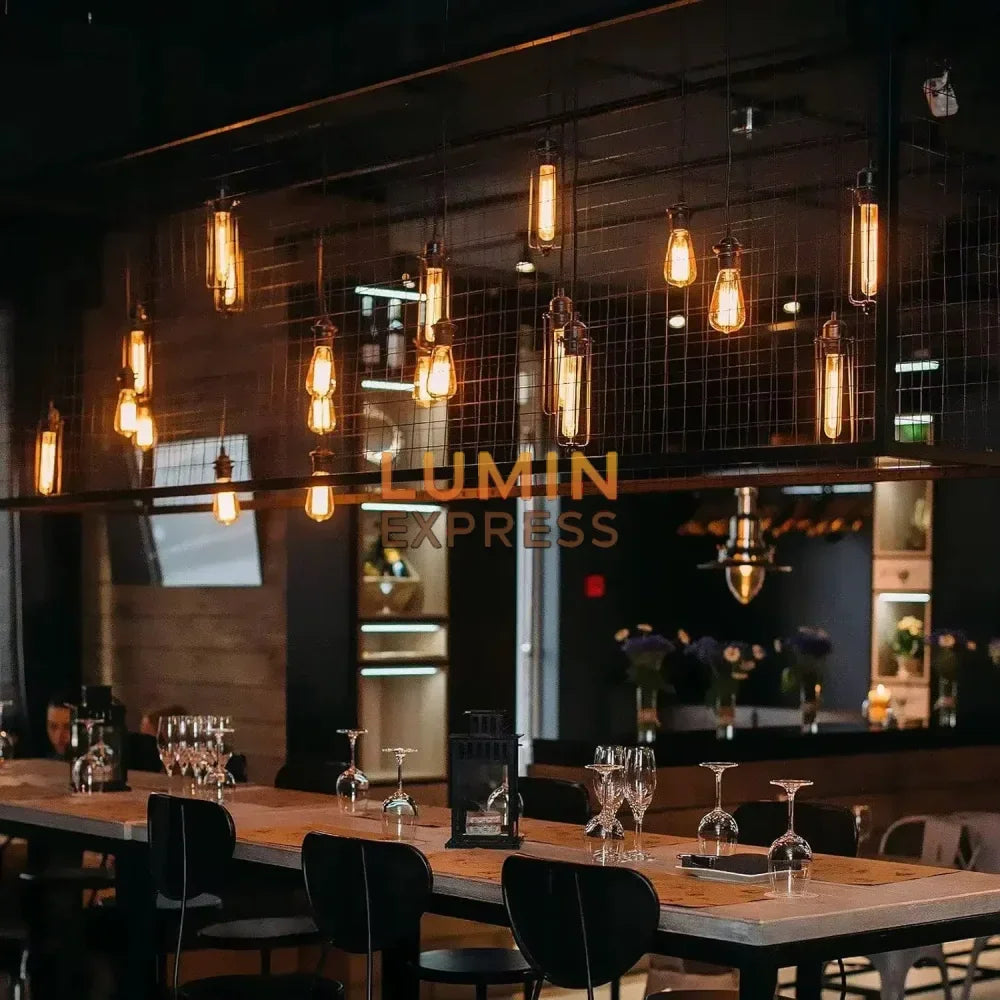 Pack de 6 Ampoules E27 LED ST64 Smokey 8W 2700K