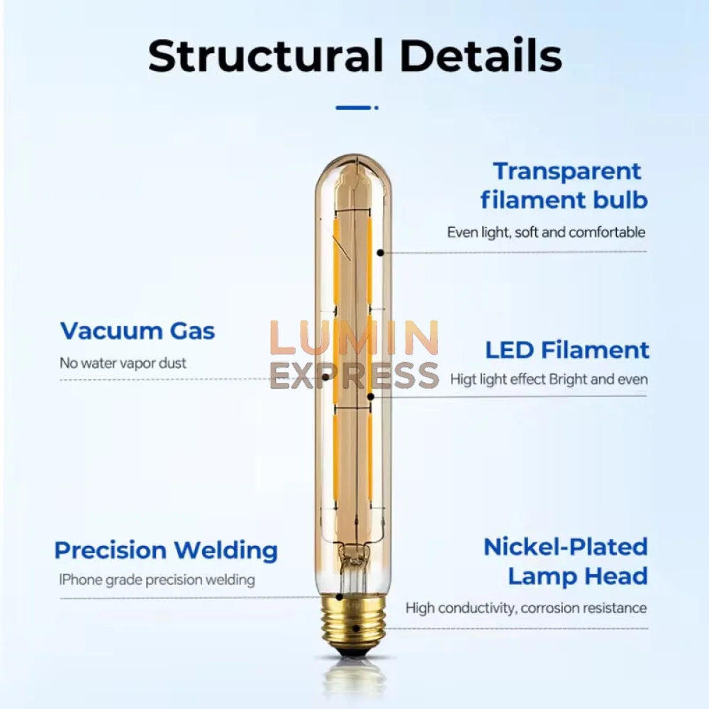 Ampoule E27 LED T185 3W 3000K