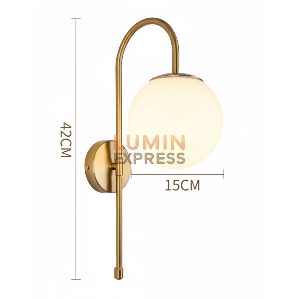 Applique murale PANDA Gold