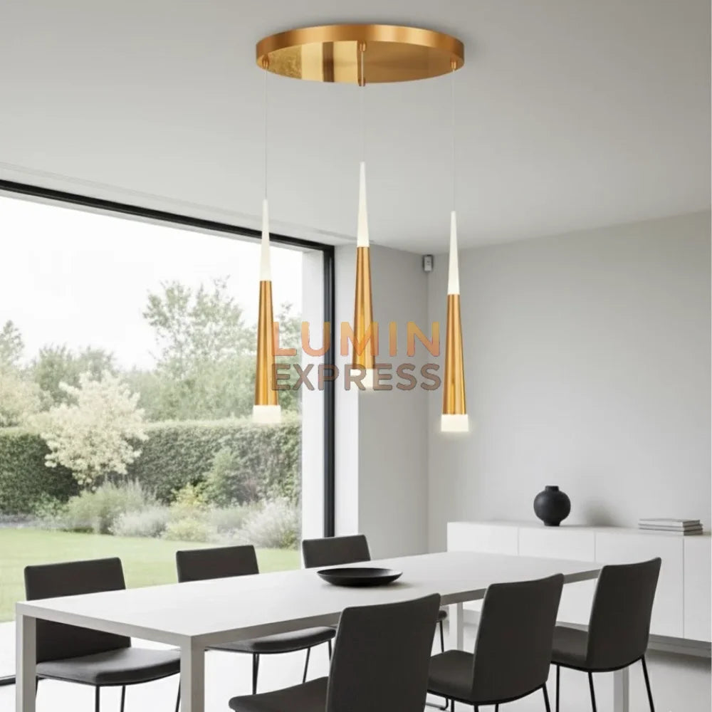 Suspension PYRAMIS Triple Gold