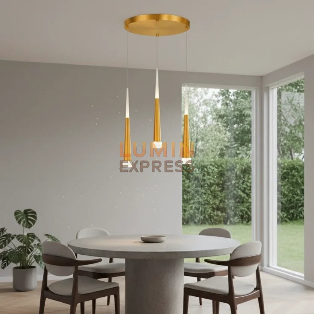 Suspension PYRAMIS Triple Gold