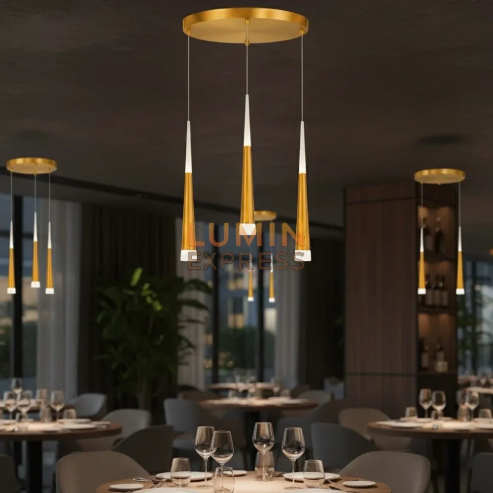 Suspension PYRAMIS Triple Gold