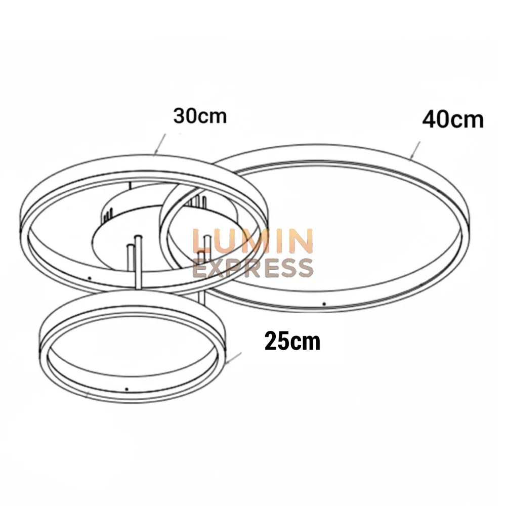 Plafonnier MONOLYTH Gold