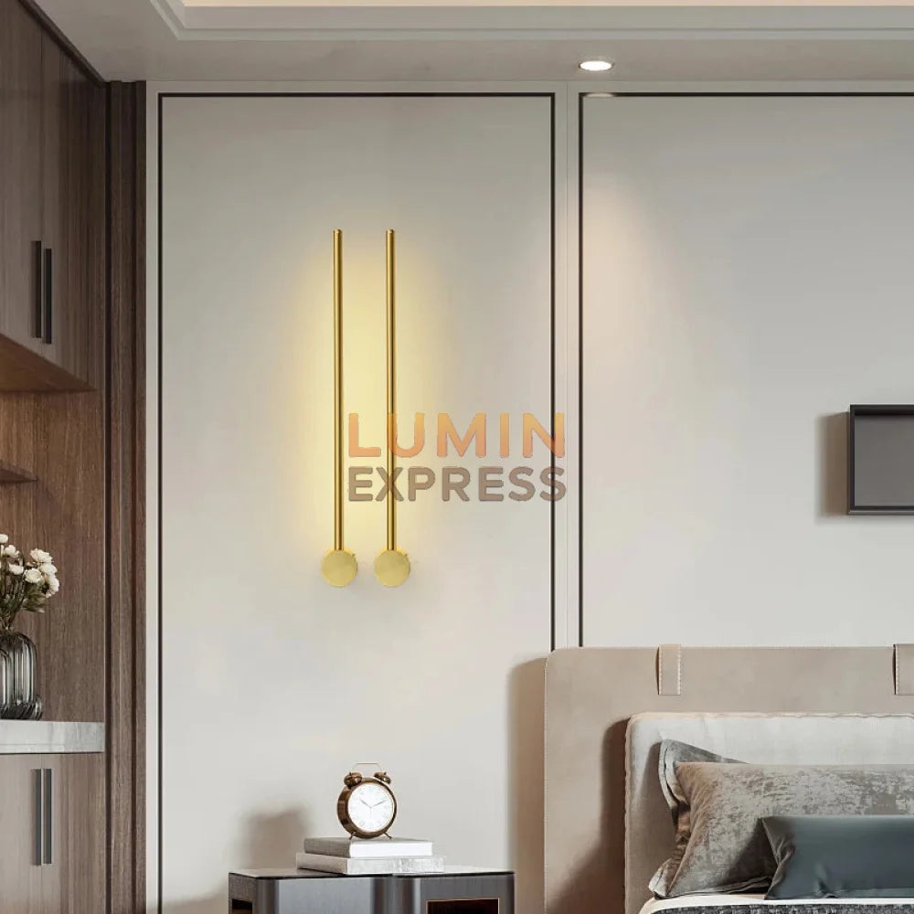 Applique murale PILLAR Gold 80cm