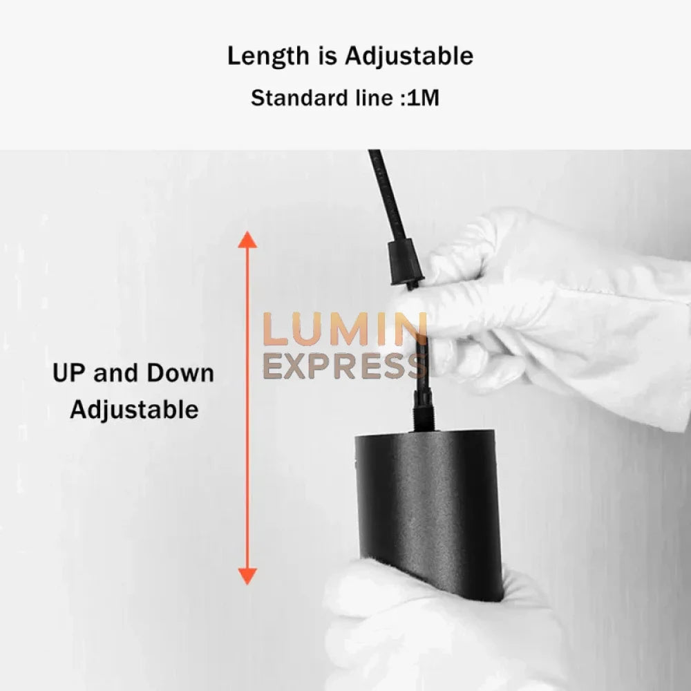 Suspension TUBALIGHT Black