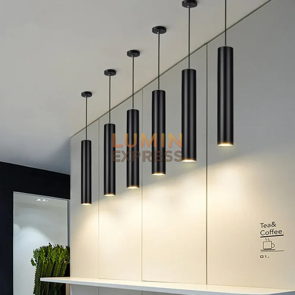 Suspension TUBALIGHT Black