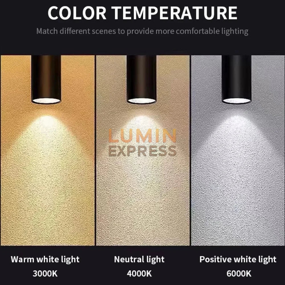 Suspension TUBALIGHT Black