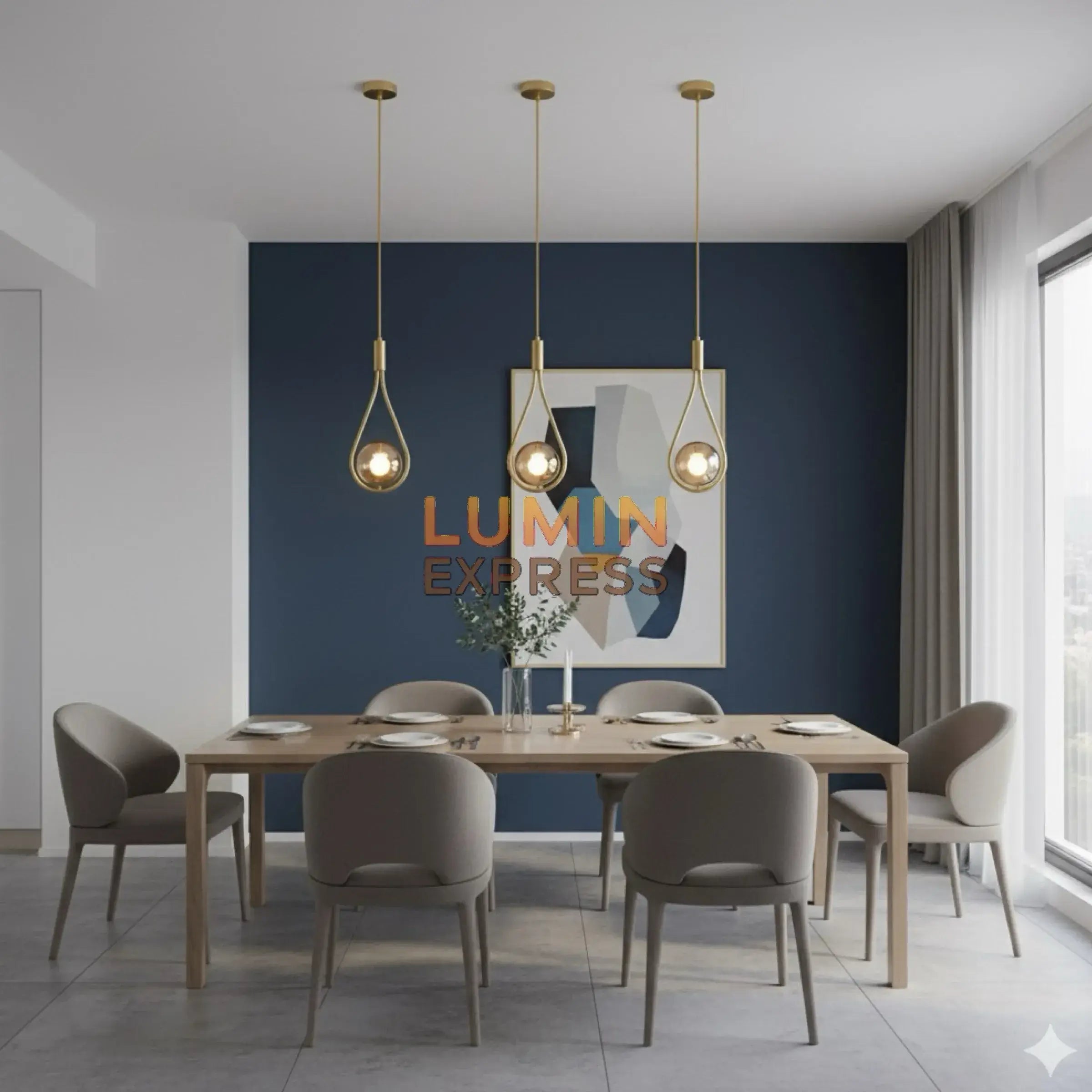 Suspension PLATA Ambre