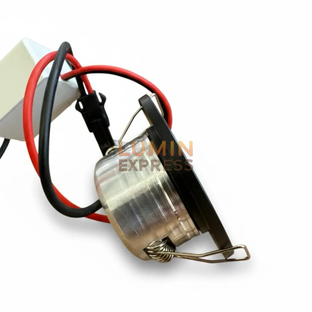 Mini Spot LED Noir Encastrable pour niche