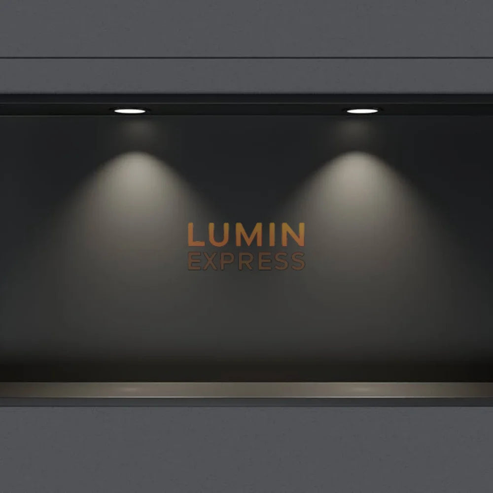 Mini Spot LED Noir Encastrable pour niche