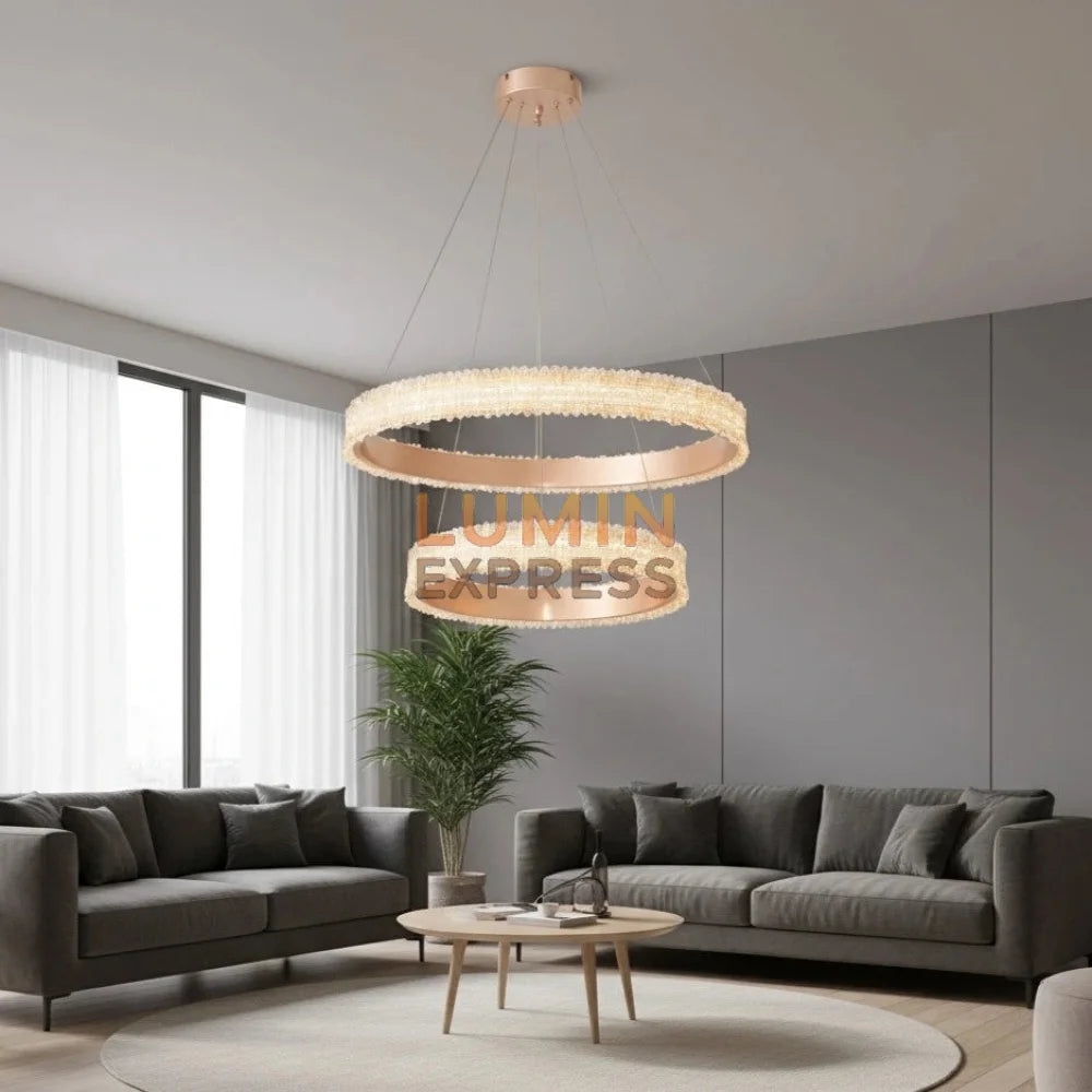 Suspension BILBAO DUO Pale Gold