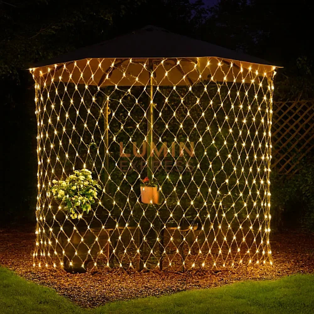 Guirlande Filet lumineux LED 3Mx3M Jaune