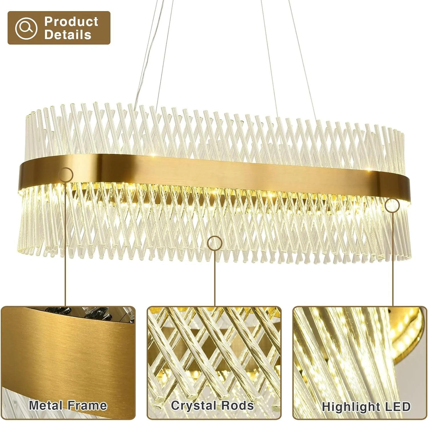 Suspension EMPIRE Ovale