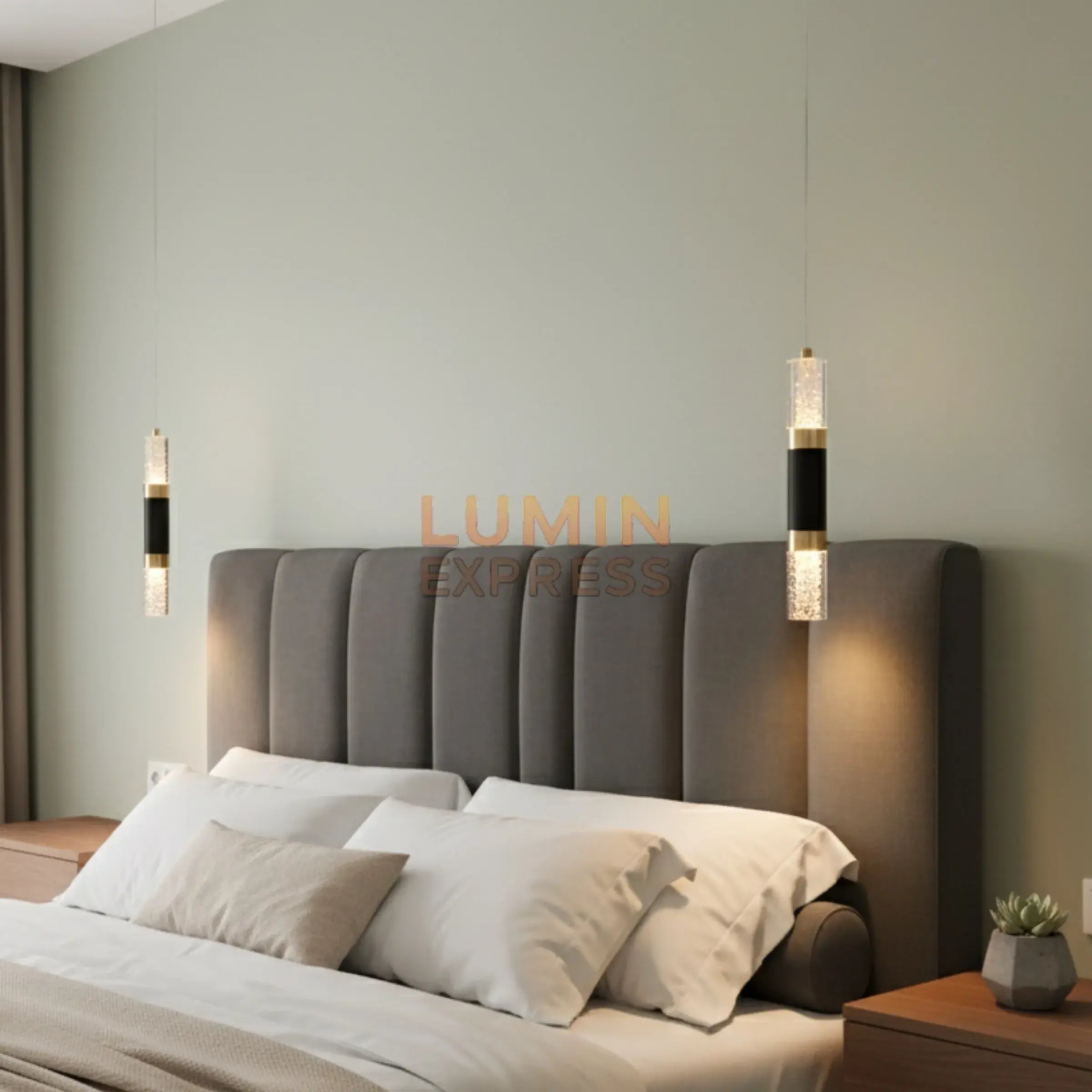 Suspension LED Luminosa – éclairage suspendu élégant tête de lit signé Luminexpress.