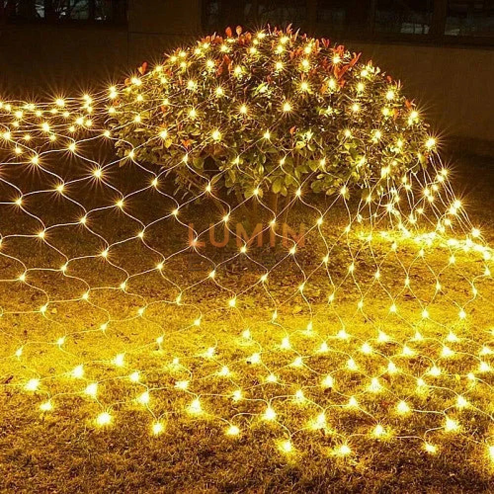 Guirlande Filet lumineux LED 3Mx3M Jaune