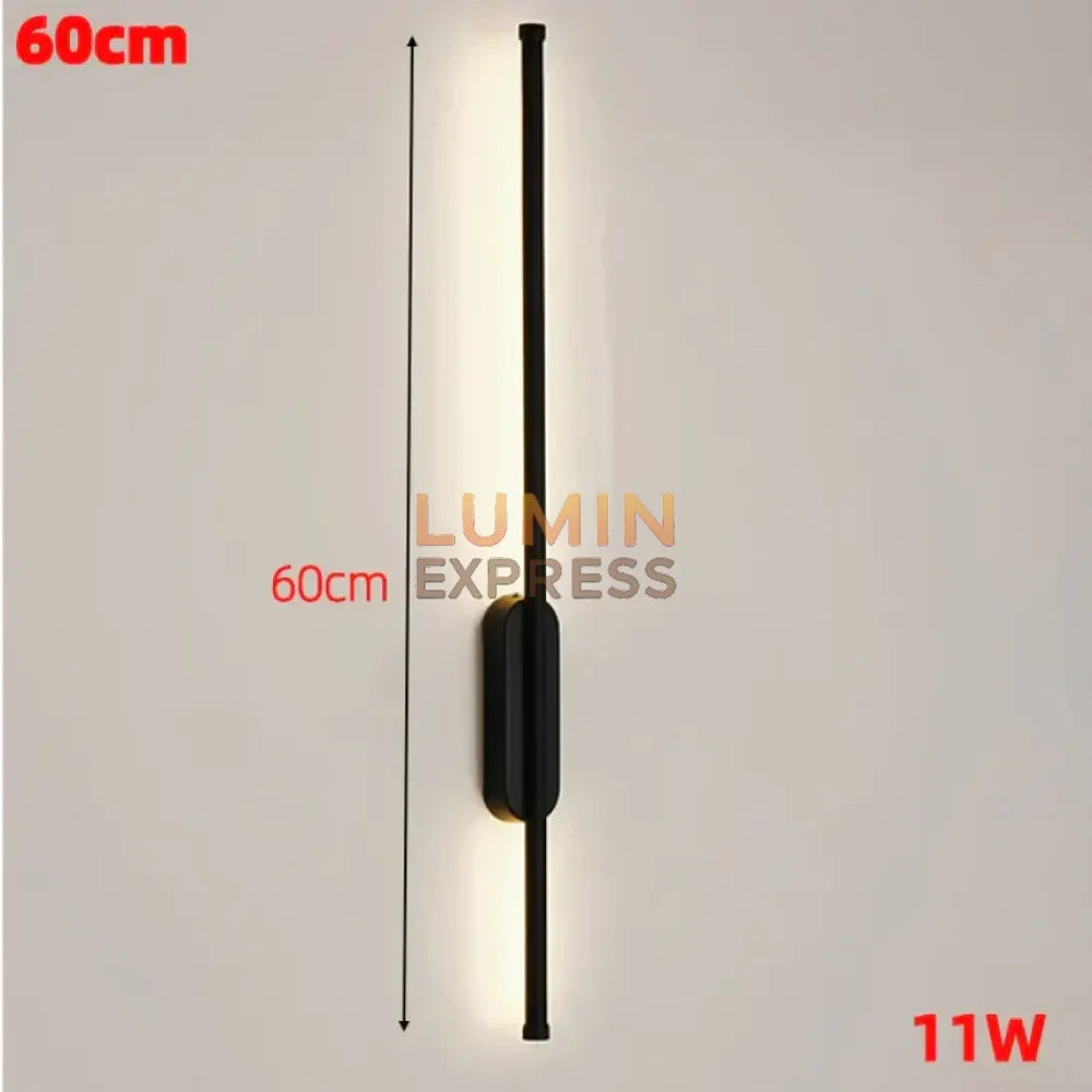 Applique murale RIVALIOS Black 60cm