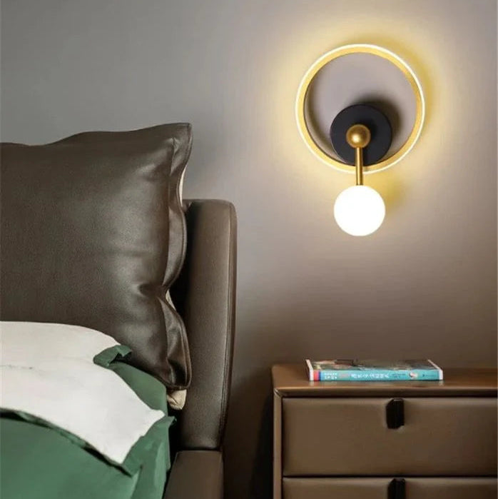 Applique murale noire et dorée Luminexpress avec garantie et livraison au Maroc