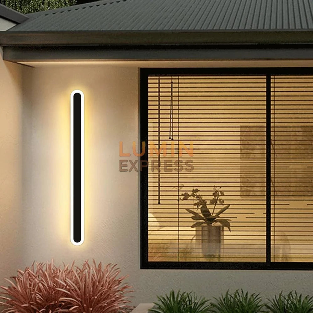 Éclairage mural extérieur 3 couleurs VERTIKA noir 60 cm – Luminexpress Maroc