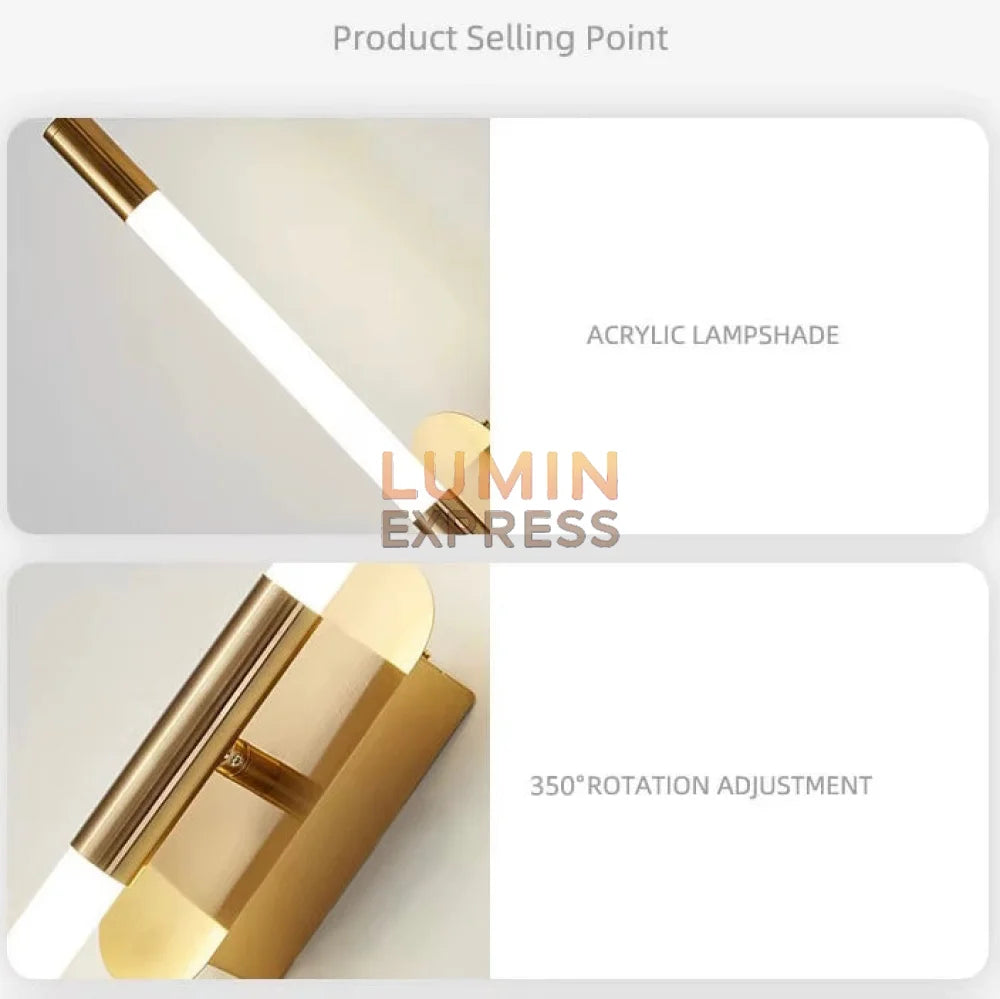 Applique décorative BELMOND Gold – Luminexpress Maroc