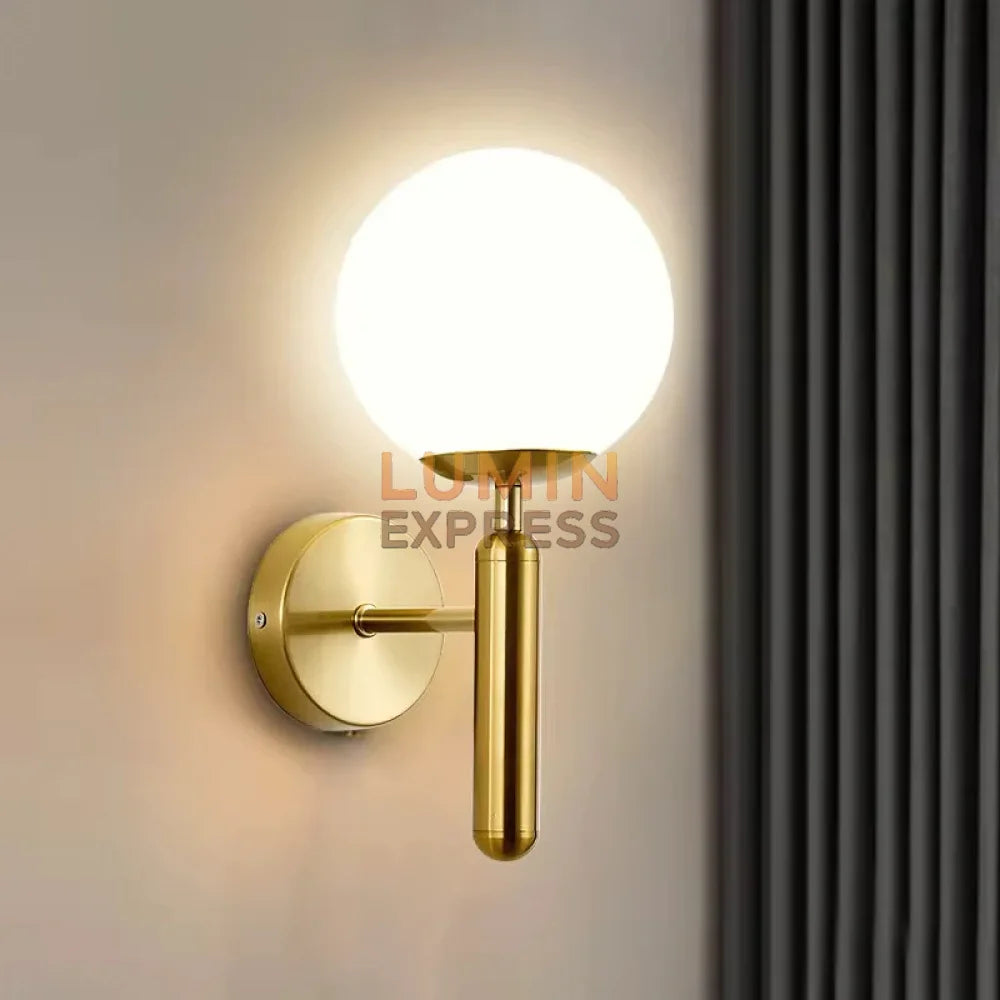 Applique murale dorée ISADORA – design contemporain Luminexpress