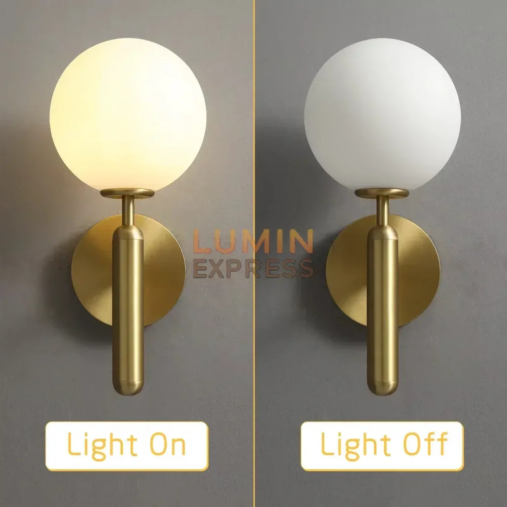 Applique ISADORA Gold – luminaire mural élégant finition laiton dorée