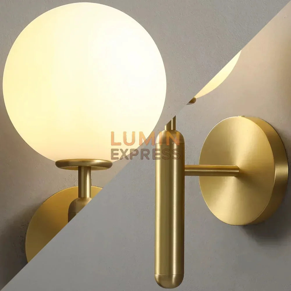 Applique ISADORA Gold – luminaire mural élégant finition premium Maroc