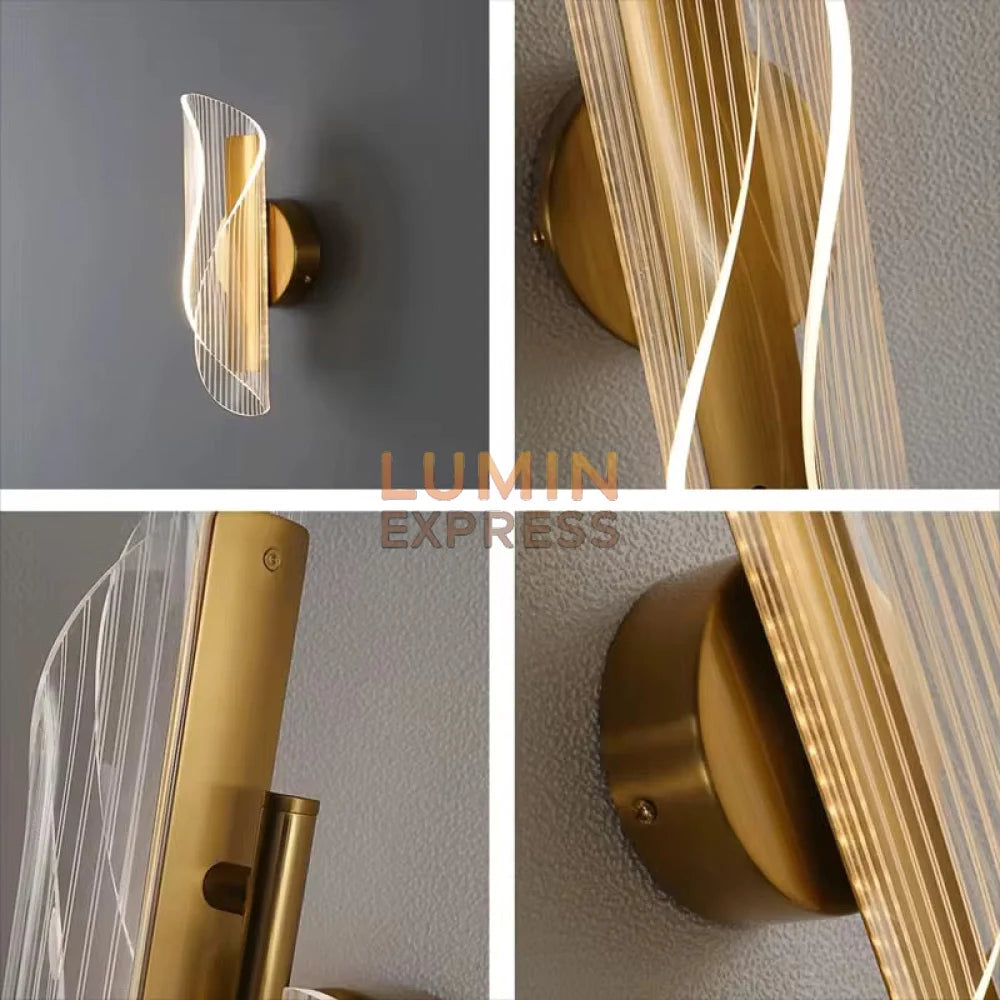 Luminaire mural doré DUBLIN – Alternative IKEA signée Luminexpress