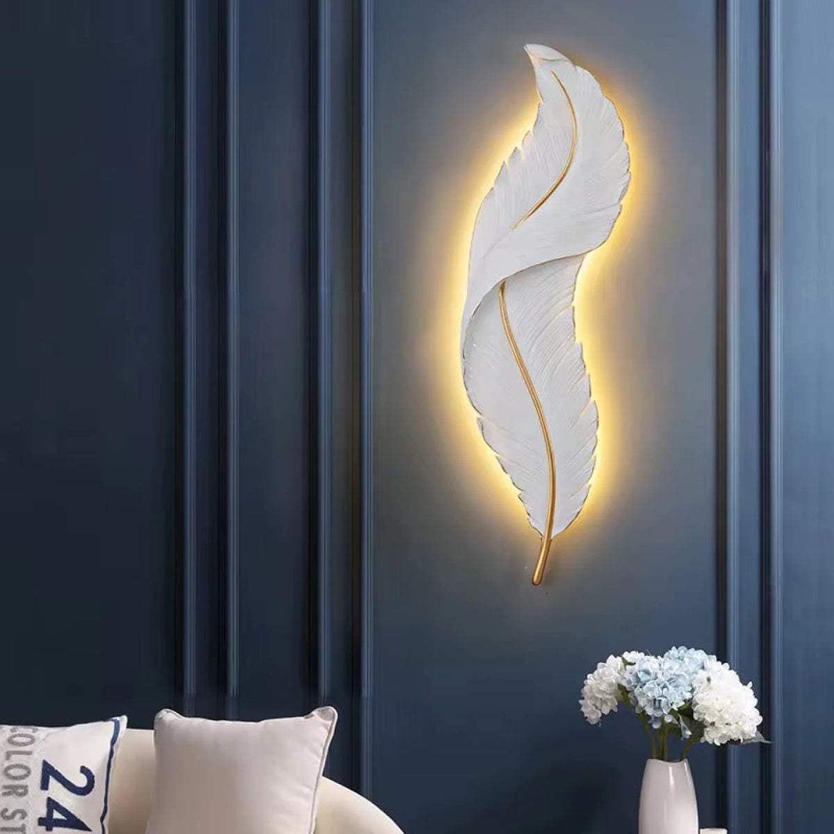 Applique murale CRISTINA White 65 cm LED 24W 3000K, design moderne, livraison au Maroc