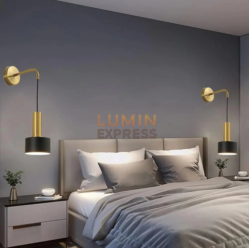 Applique murale FLIPO Black-Gold