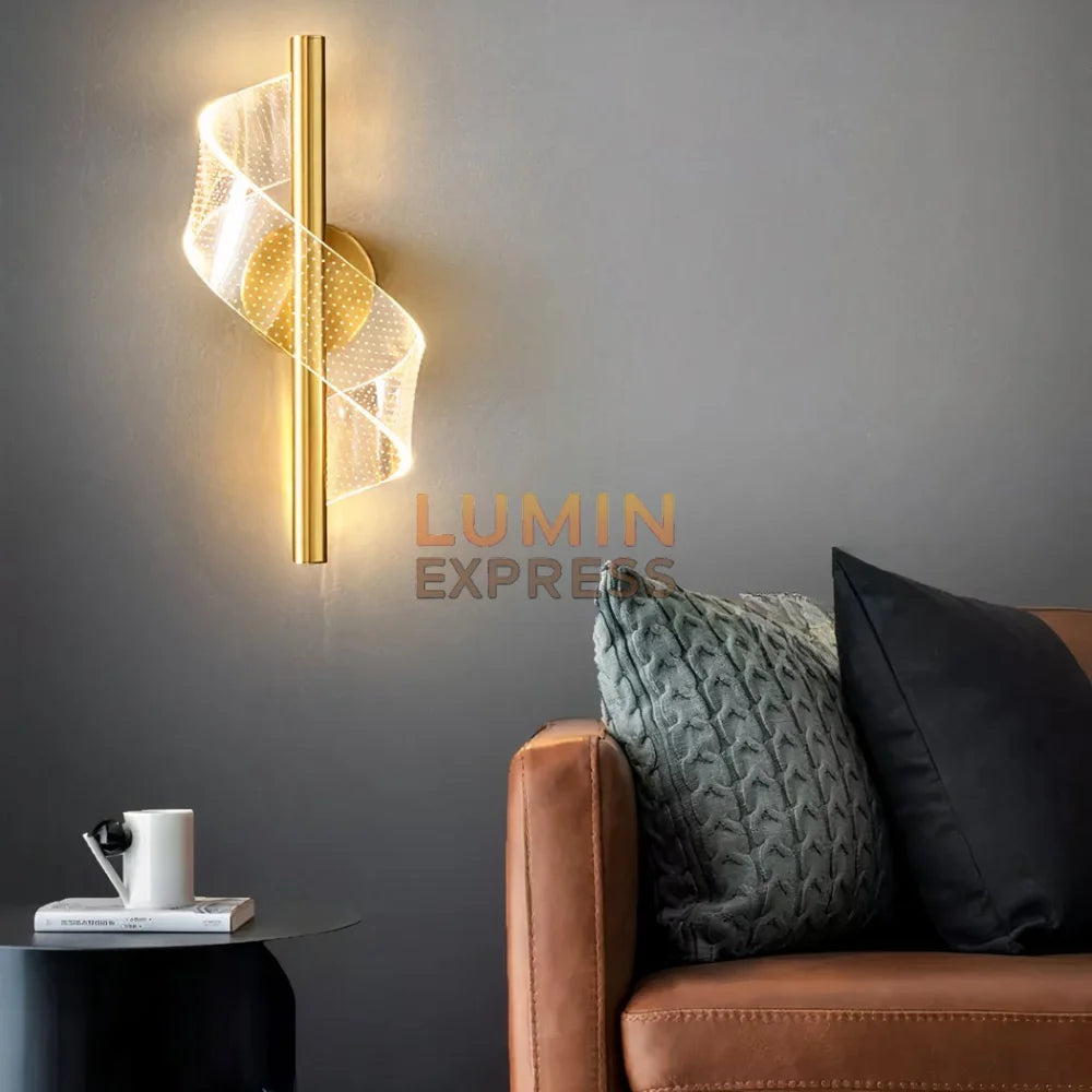 Applique murale TWISTER Gold