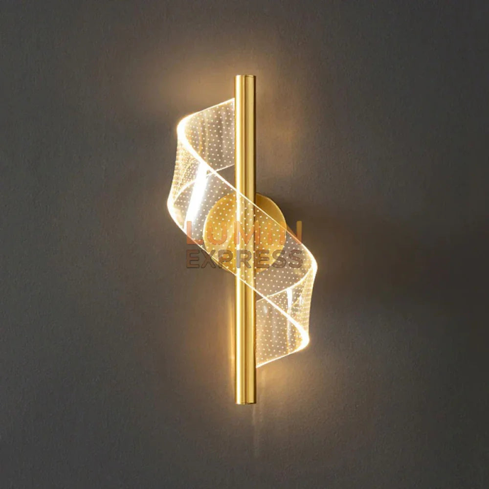 Applique murale TWISTER Gold